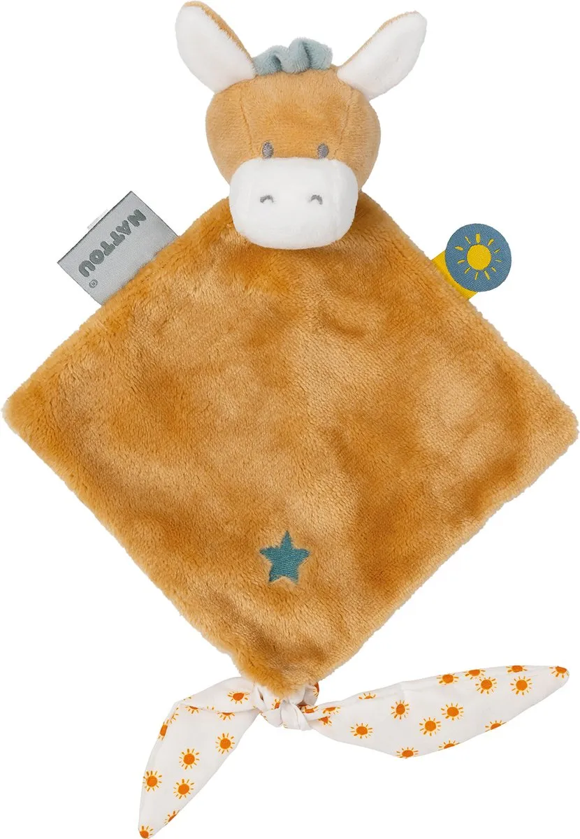 Nattou Ezel Leo Knuffeldoekje 30cm