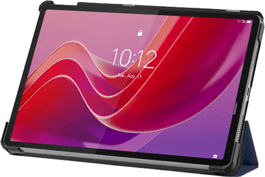 Just in Case Cazy TriFold Bookcase Hoes Lenovo Tab M11 - 11 Inch - Blauw