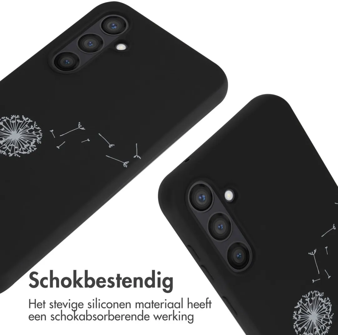 Imoshion Hoesje Samsung Galaxy S23 FE - Siliconen Dandelion Black