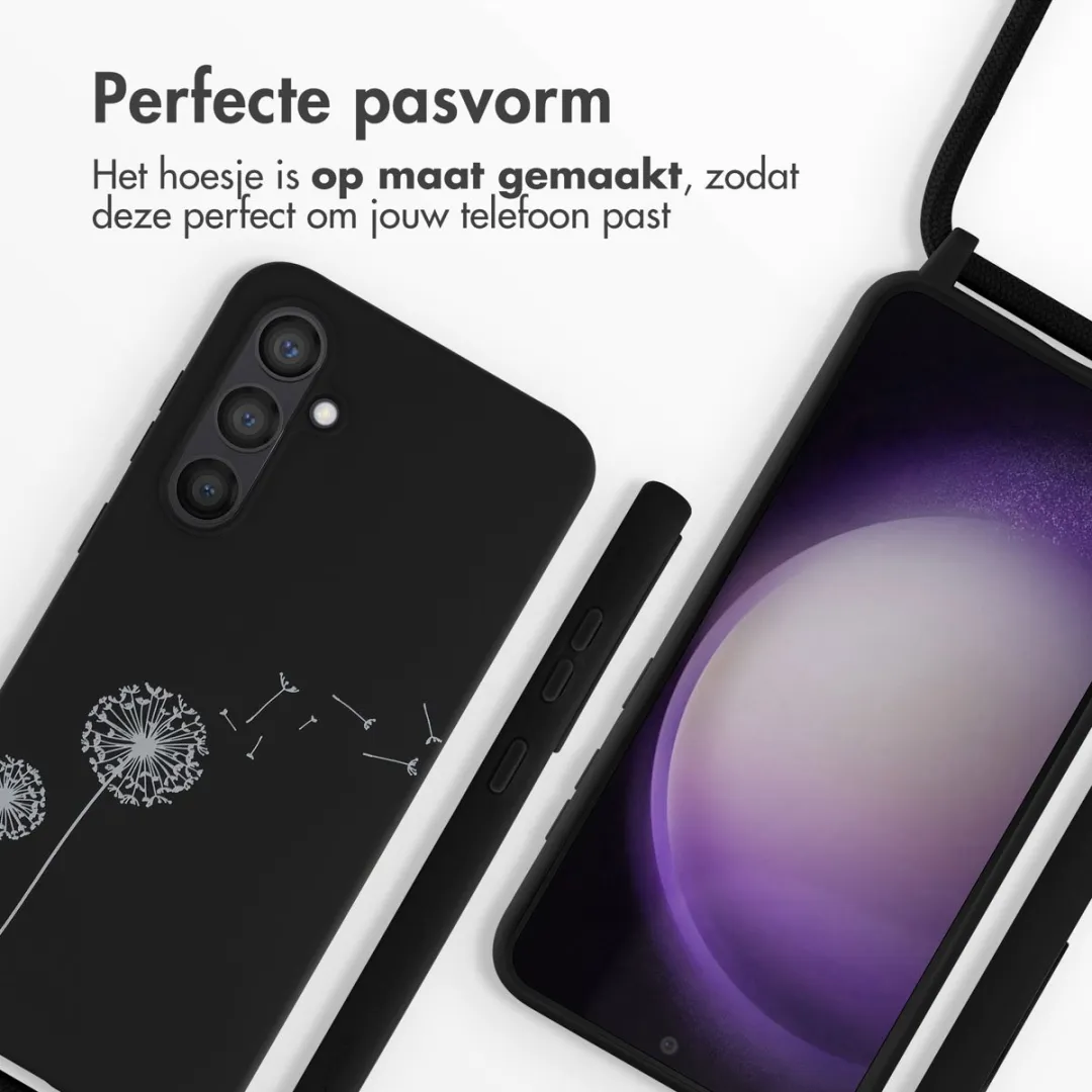 Imoshion Hoesje Samsung Galaxy S23 FE - Siliconen Dandelion Black - afbeelding 6 van 6