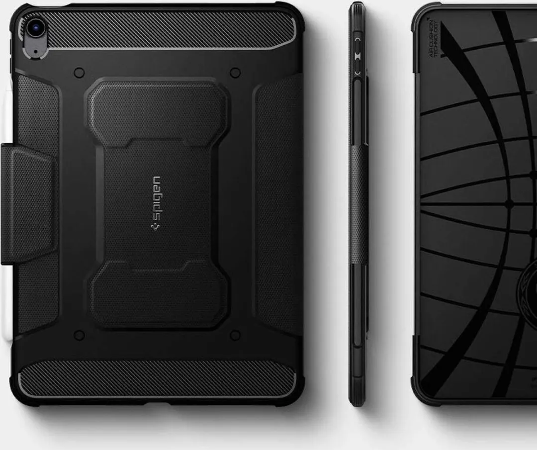 Spigen Rugged Armor ACS02054 Hoes iPad Air 10.9 - Zwart