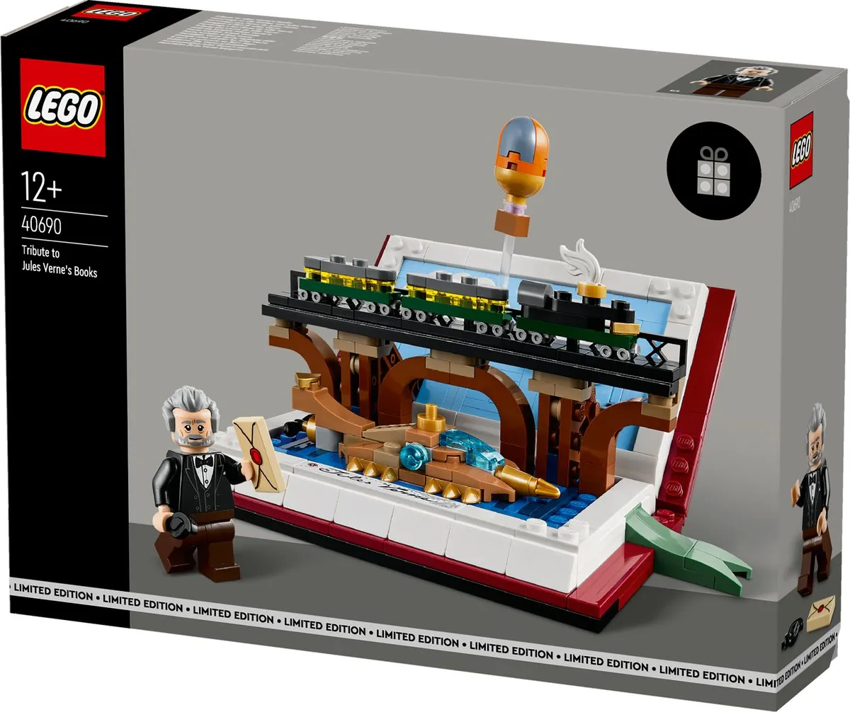 LEGO 40690 Tribute to Jules Verne's Books - 351 Stukken - afbeelding 6 van 6