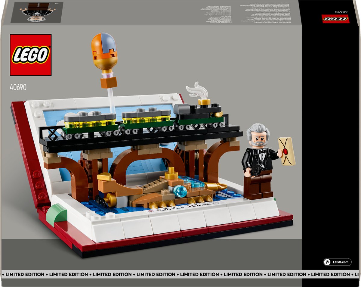 LEGO 40690 - Tribute to Jules Verne's Books