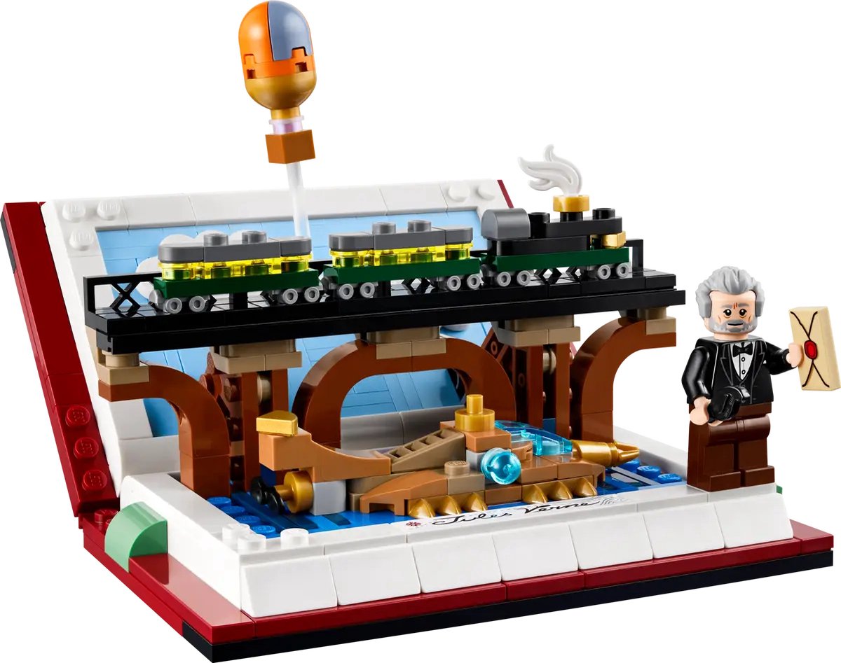 LEGO 40690 - Tribute to Jules Verne's Books
