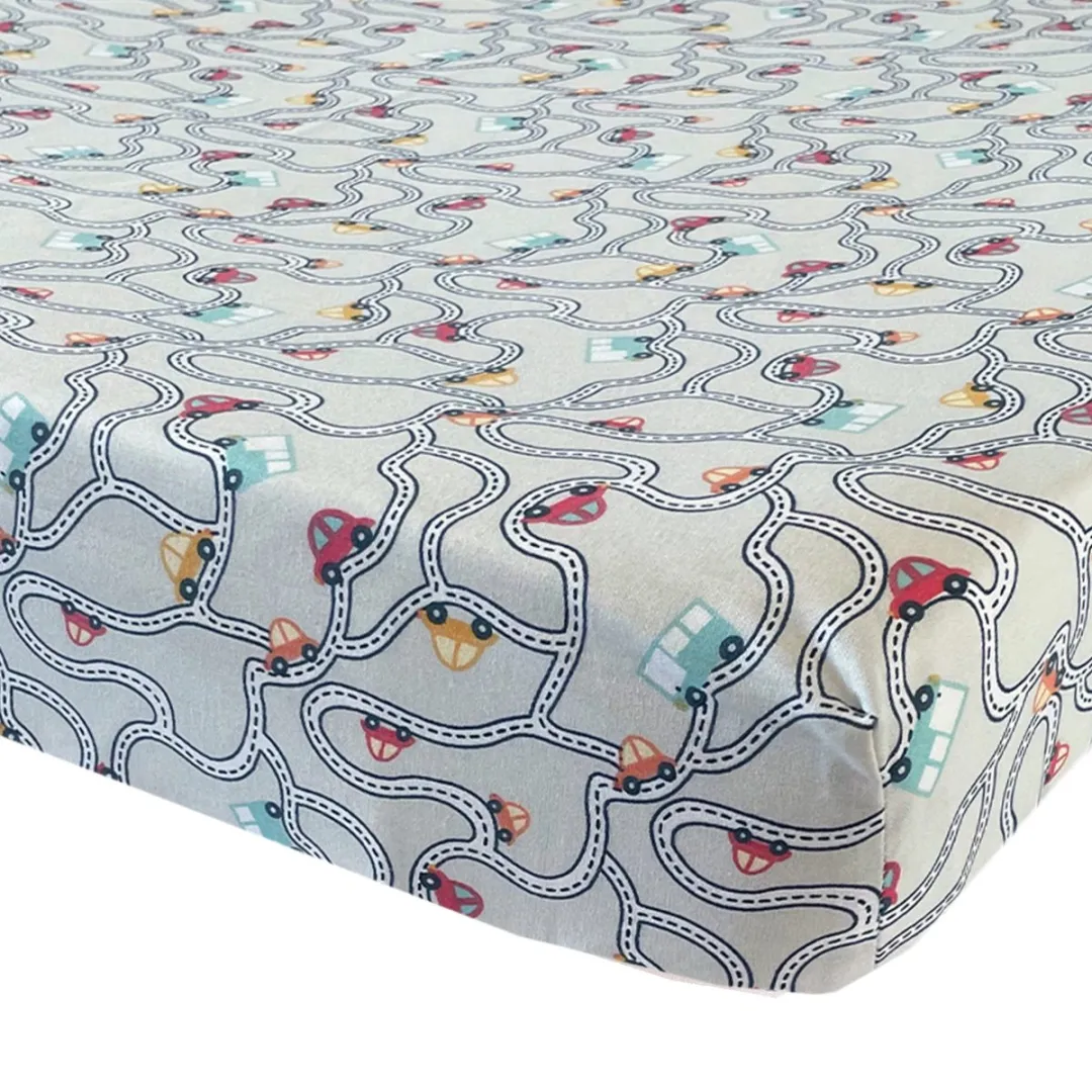 BINK Bedding Hoeslaken Traffic Grey 60x120cm