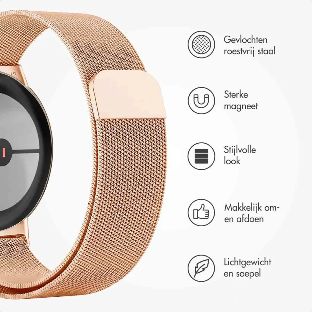 Imoshion Milanees Magnetisch Bandje - Google Pixel Watch 41mm - Roségoud