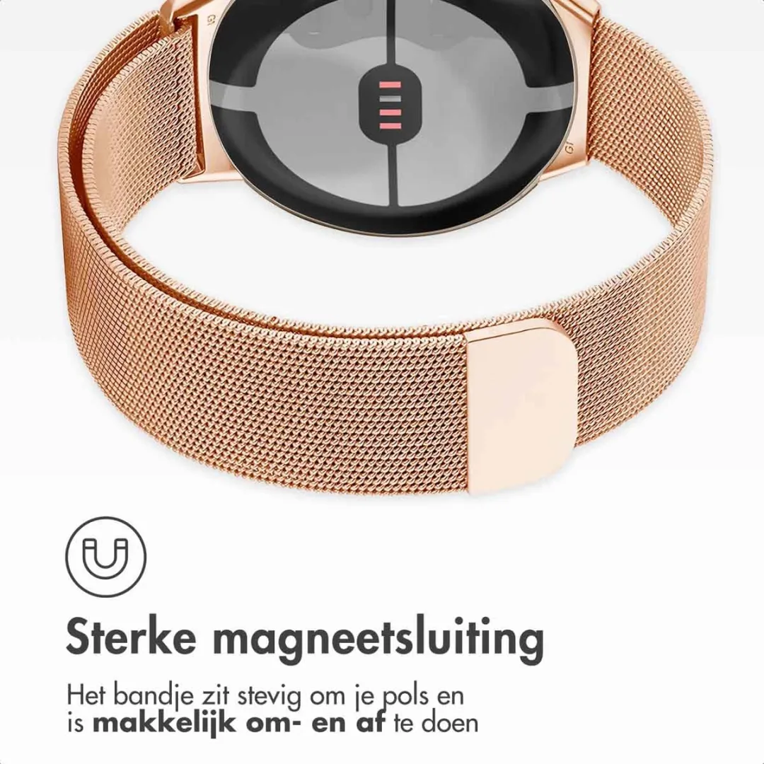 Imoshion Milanees Magnetisch Bandje - Google Pixel Watch 41mm - Roségoud