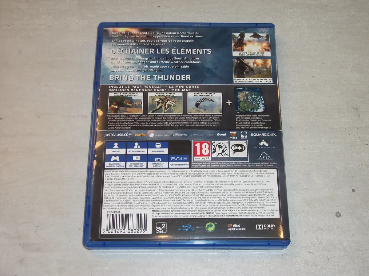 Square Enix Just Cause 4 Renegade Edition