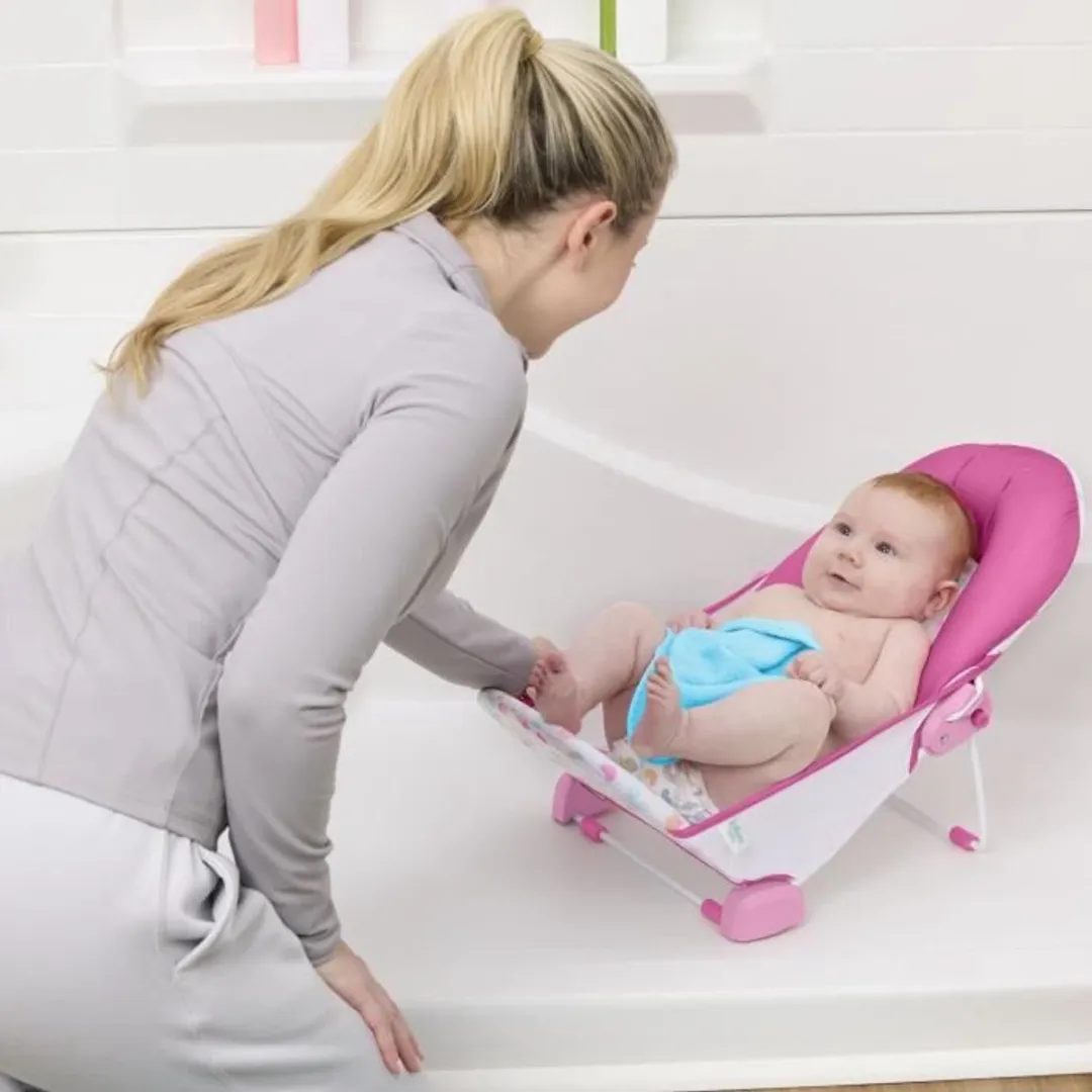 Bright Starts Disney Baby Minnie Opvouwbare Badsmijter Roze