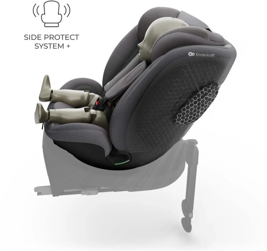 KinderKraft I-FIX ENDURA SAFE Autostoel 61-150cm - Groep 2/3 - Grijs