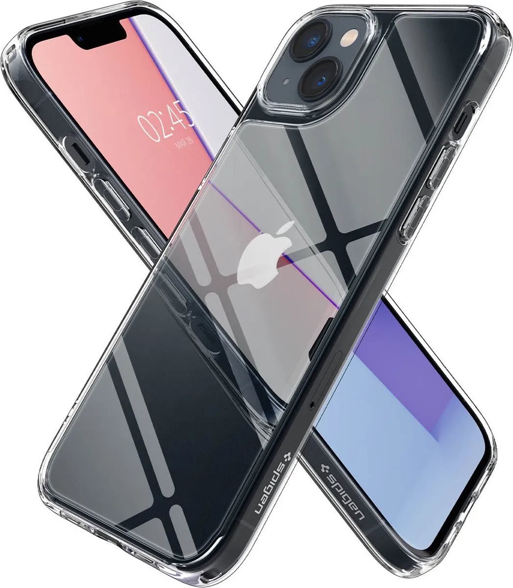 Spigen Quartz Hybrid ACS04906 Hoesje - iPhone 14 Plus - Transparant