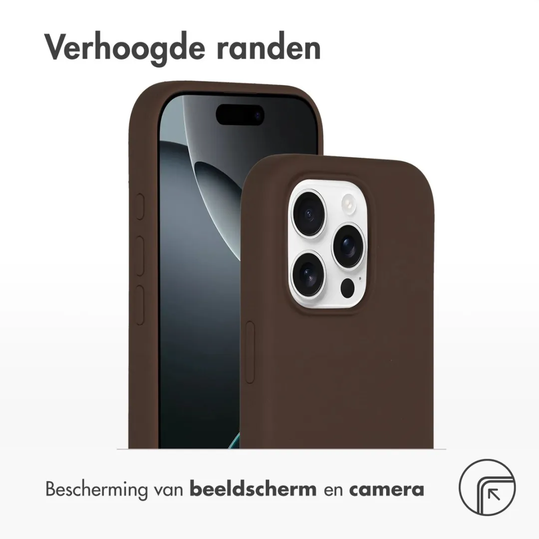 Accezz Hoesje iPhone 16 Pro Max MagSafe - Bruin