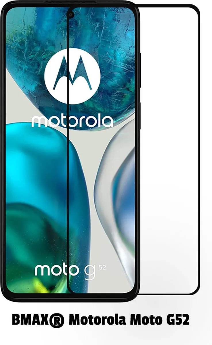 BMAX Motorola Moto G52 Screenprotector 2 Stuks - Zwart