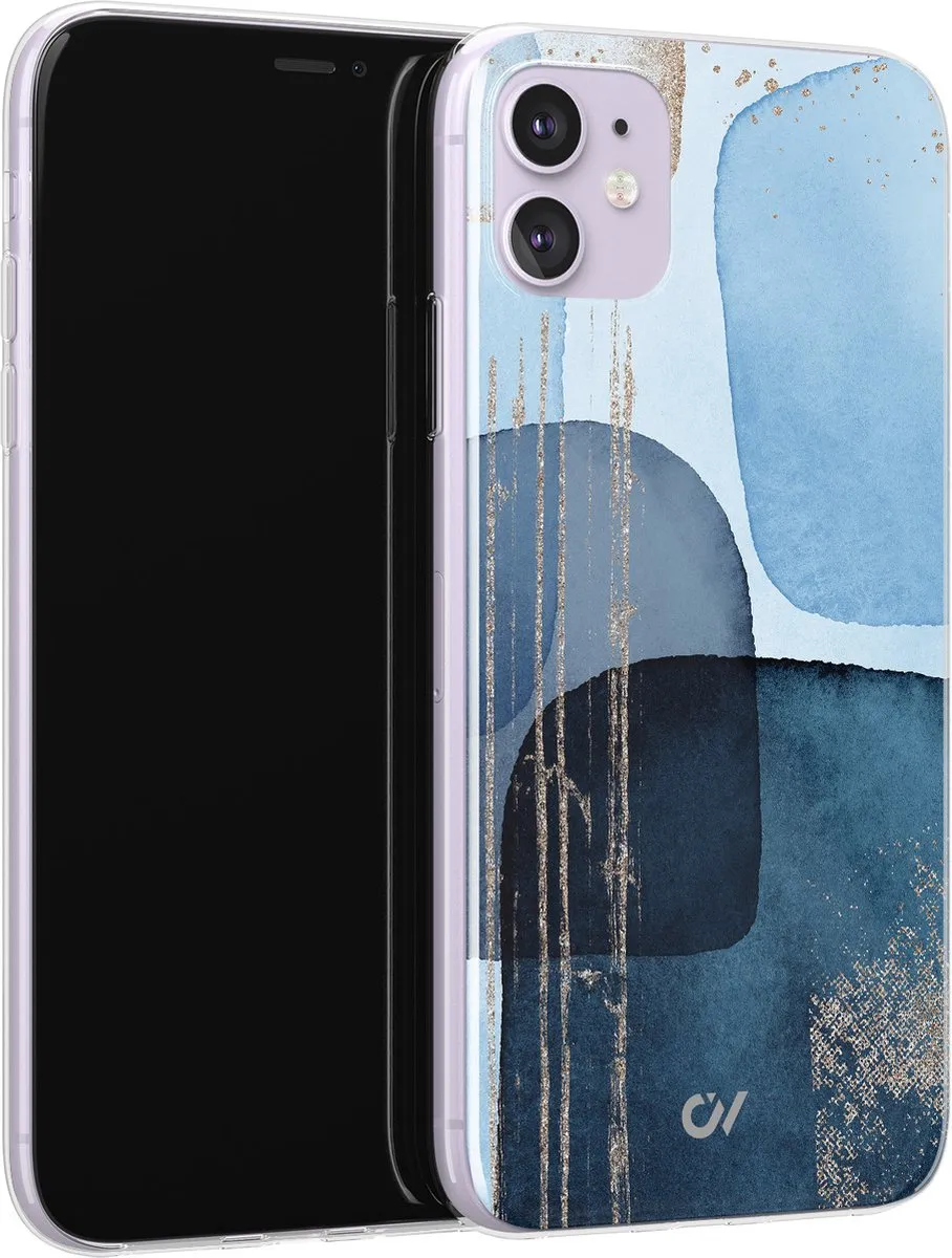 Casevibes Hoesje iPhone 11 A/11/UV/028 - Blauw