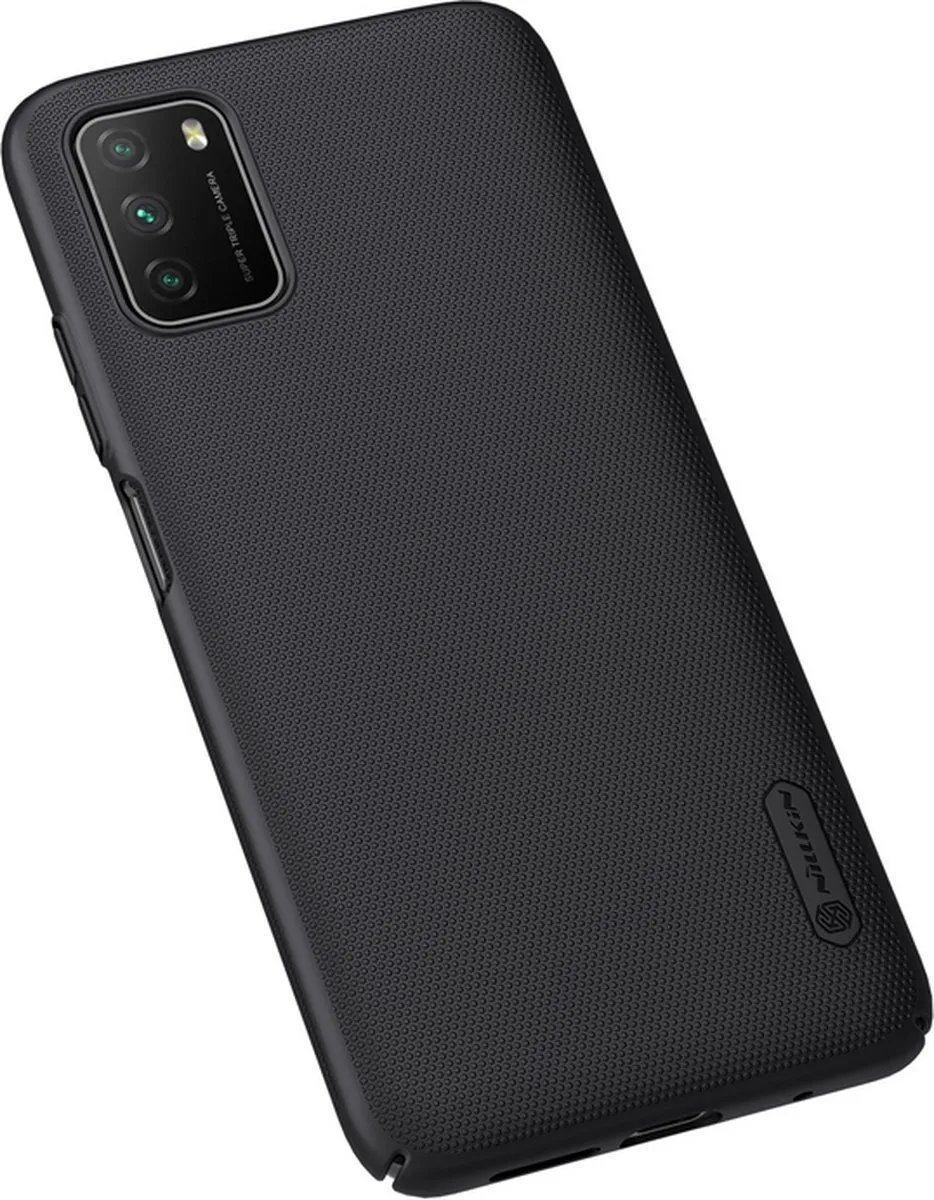 Nillkin Frosted Shield Hoesje Xiaomi Poco M3 - Zwart - afbeelding 5 van 6
