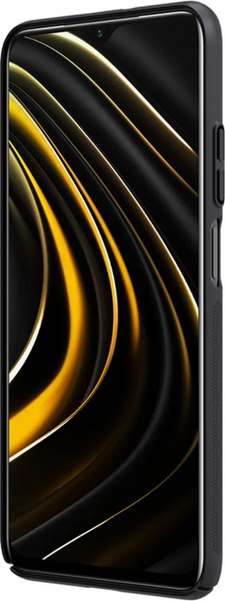 Nillkin Frosted Shield Hoesje Xiaomi Poco M3 - Zwart - afbeelding 4 van 6