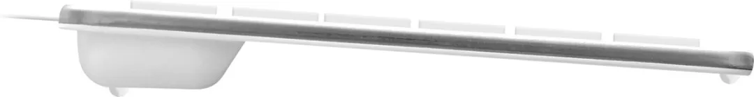 Macally WKEYHUBMB Toetsenbord USB-A - Wit/Zilverkleurig