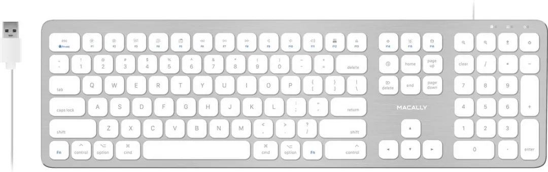 Macally WKEYHUBMB Toetsenbord USB-A