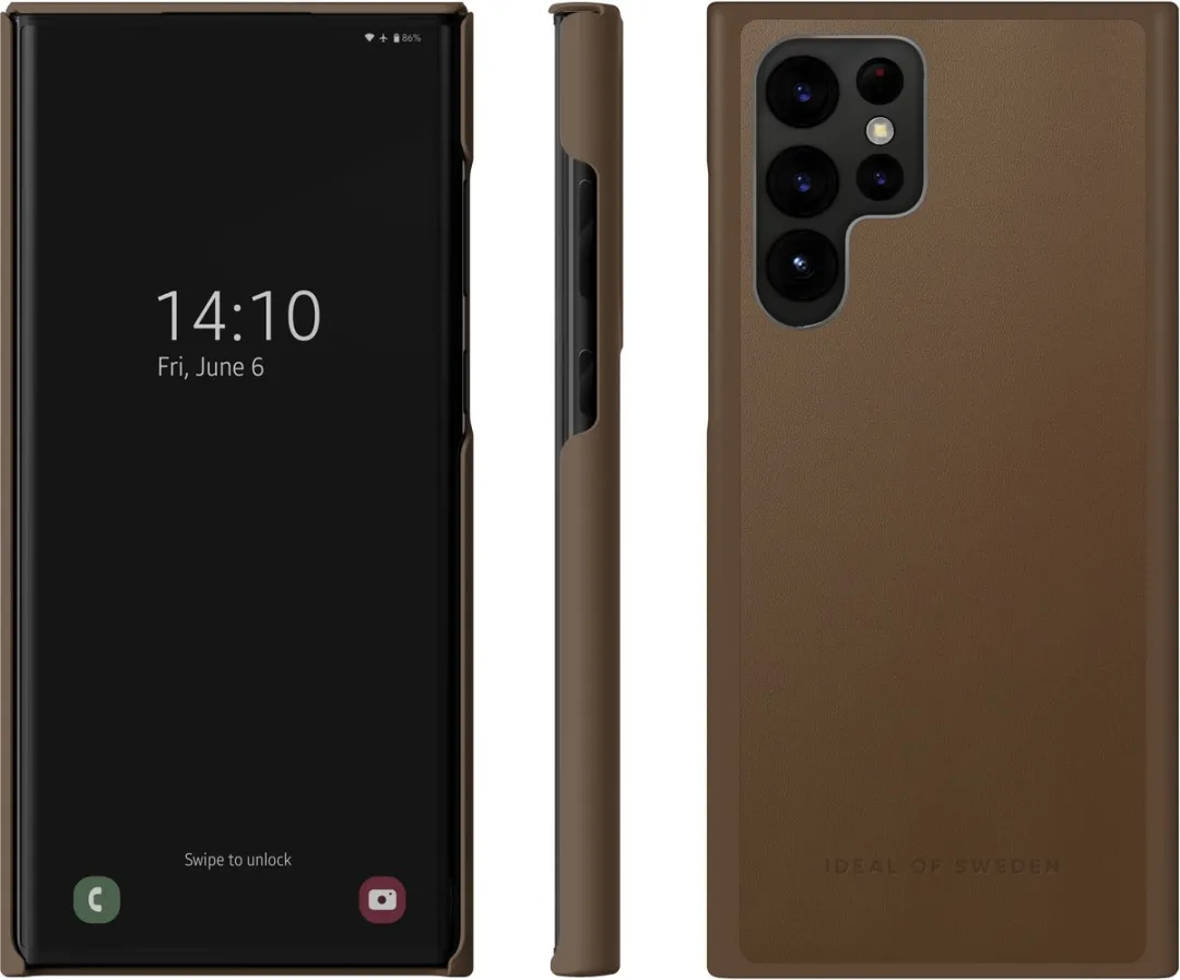 iDeal of Sweden Atelier Case Galaxy S22 Ultra Intense Brown - IDACAW21-S22U-361