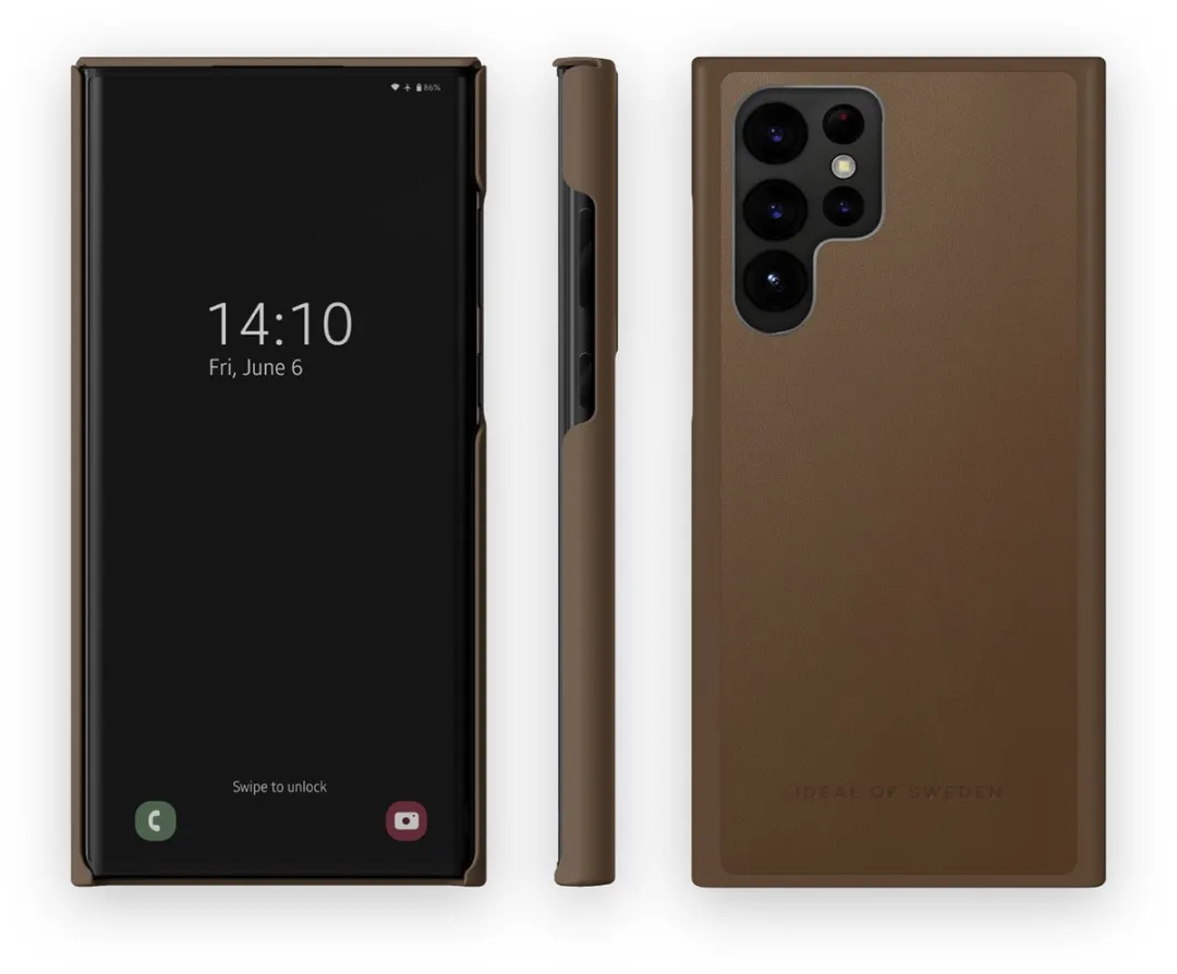 iDeal of Sweden Atelier Case Galaxy S22 Ultra Intense Brown - IDACAW21-S22U-361