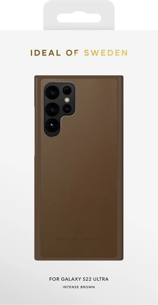 iDeal of Sweden Atelier Case Galaxy S22 Ultra Intense Brown - IDACAW21-S22U-361