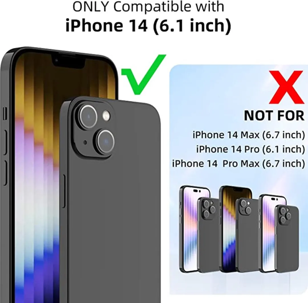 Nillkin iPhone 14 Hoesje - Mat Zwart