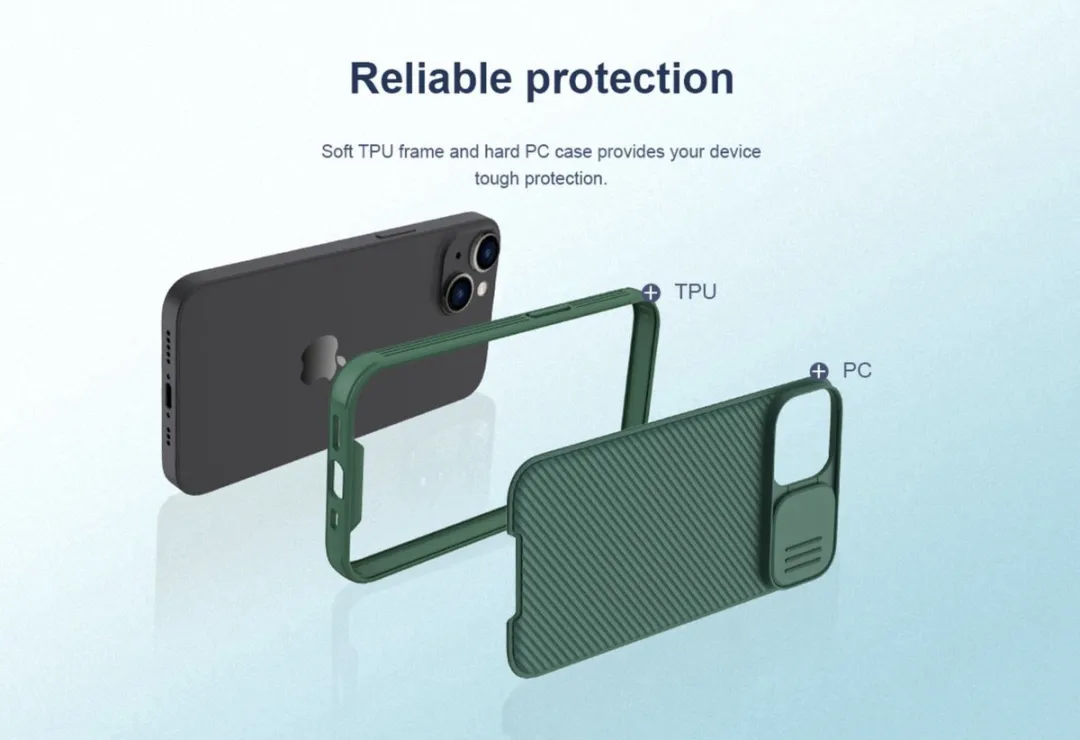 Nillkin iPhone 14 Hoesje - Mat Zwart