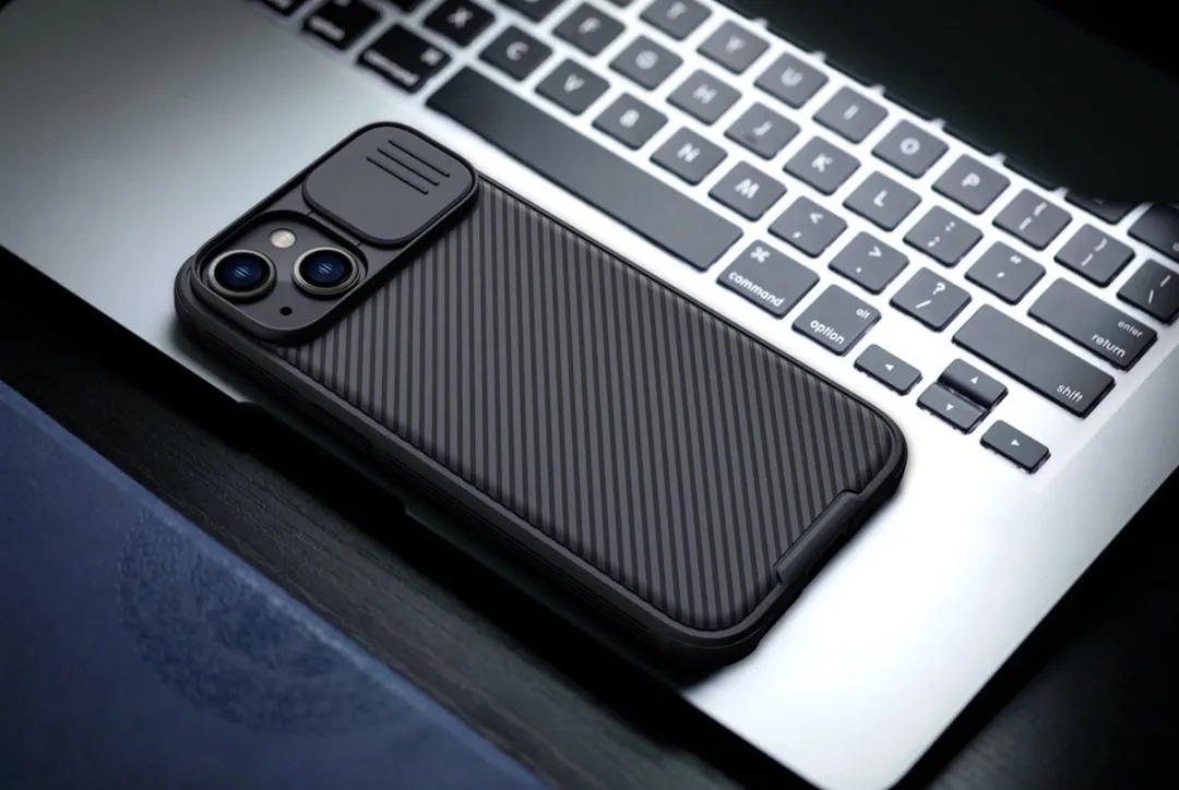 Nillkin iPhone 14 Hoesje - Mat Zwart