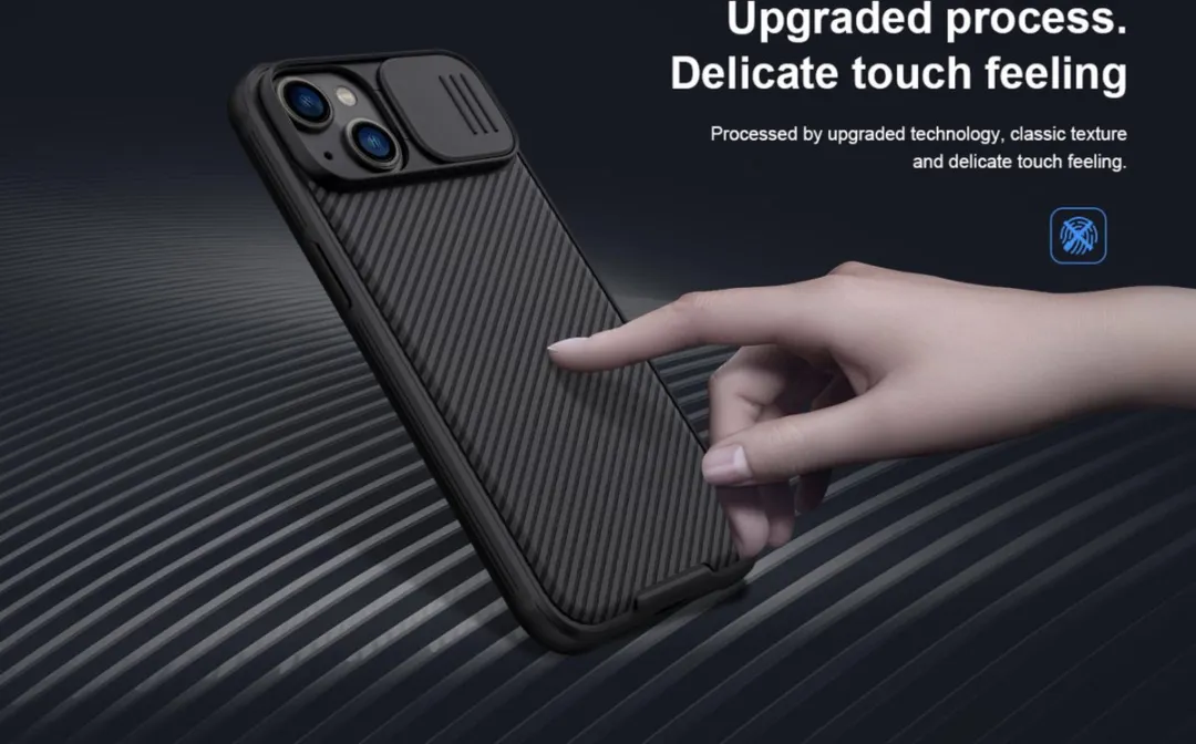 Nillkin iPhone 14 Hoesje - Mat Zwart