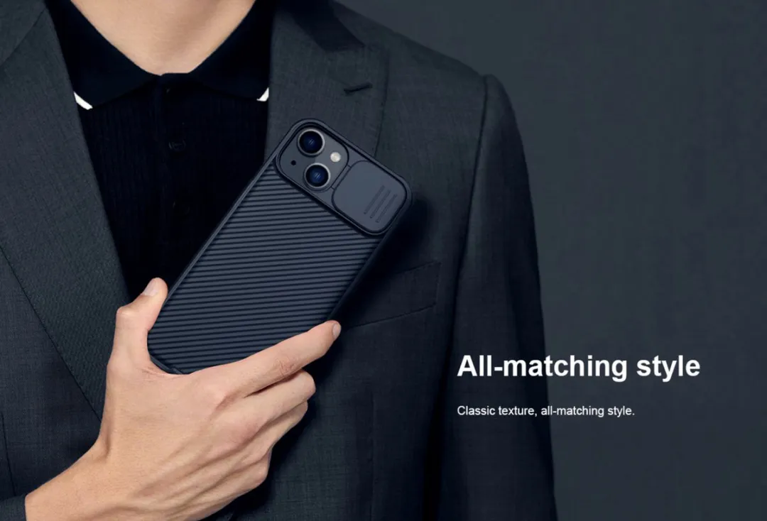 Nillkin iPhone 14 Hoesje - Mat Zwart - afbeelding 6 van 6