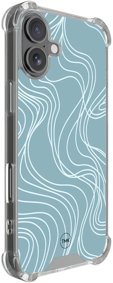 Casevibes iPhone 17 Shockproof Hoesje - Blauw - A/i17/S/022