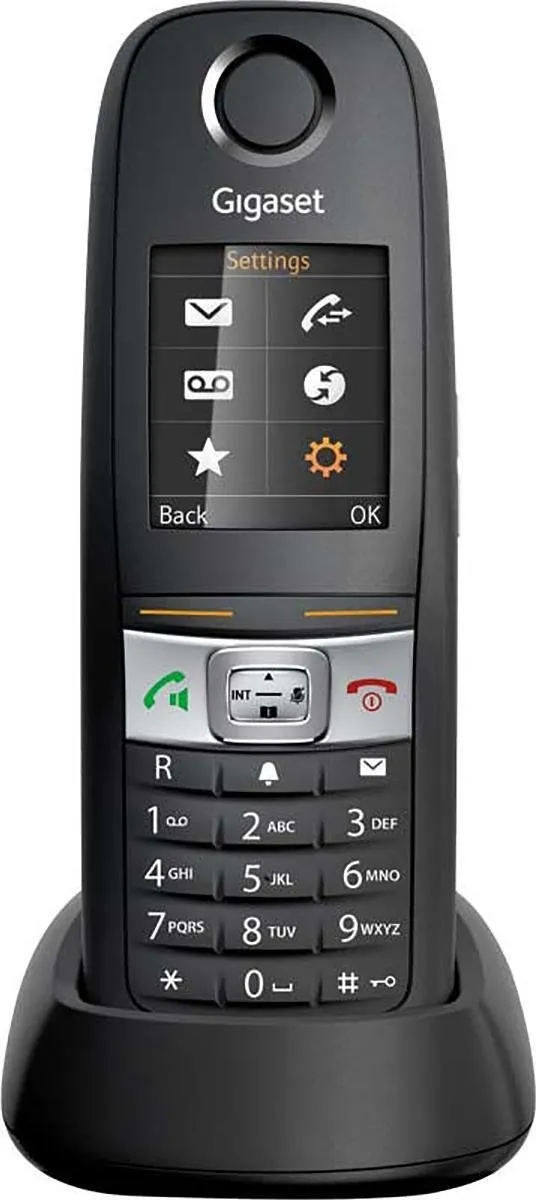 Gigaset E630HX Universele Handset - IP-Telefoon - 400mAh - Zwart - afbeelding 6 van 6