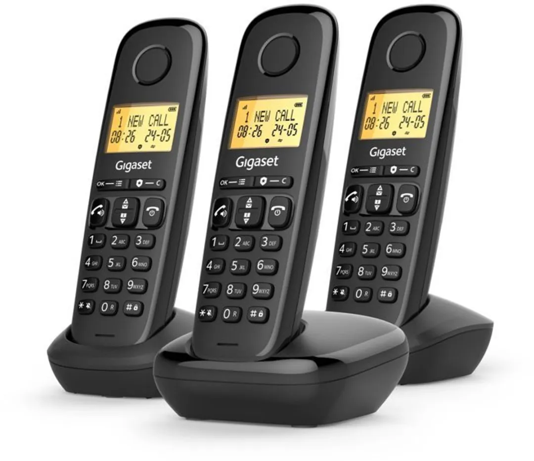 Gigaset Basic 100 Trio Vaste Telefoon - 3 Handsets - Zwart