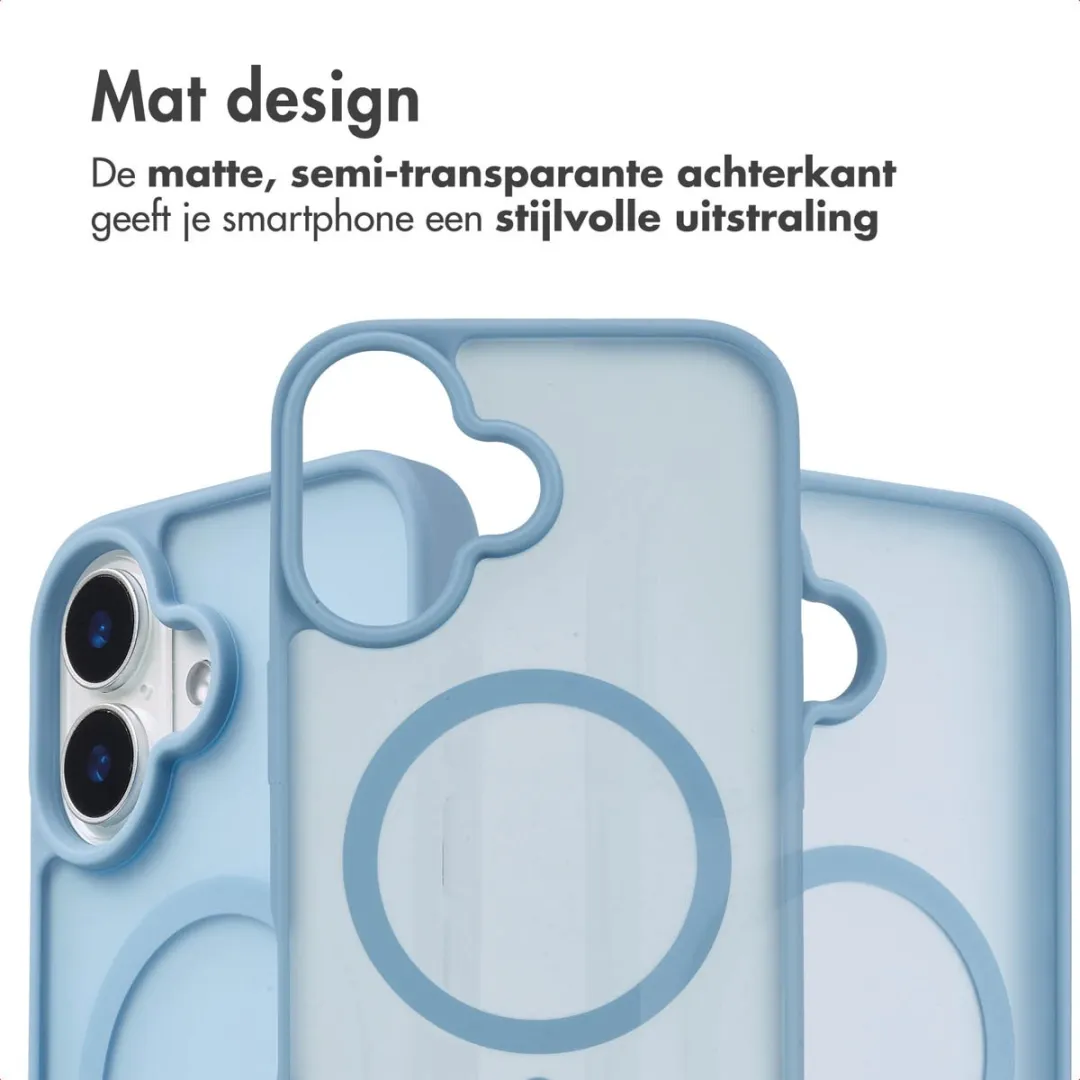 Imoshion Hoesje iPhone 16 Lichtblauw - MagSafe