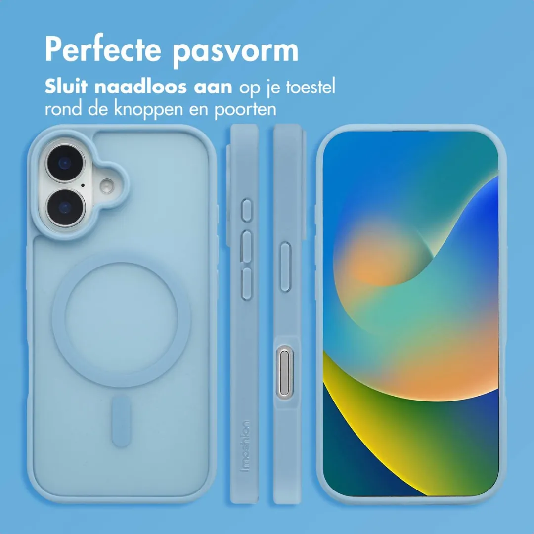 Imoshion Hoesje iPhone 16 Lichtblauw - MagSafe - afbeelding 6 van 6
