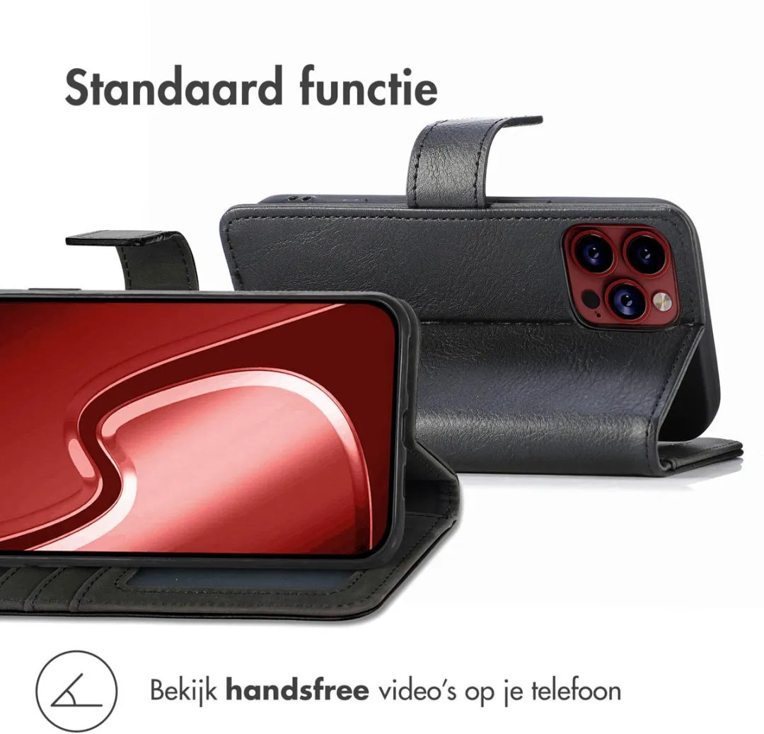 Imoshion Hoesje iPhone 15 Pro - 3 Pasjes - Zwart