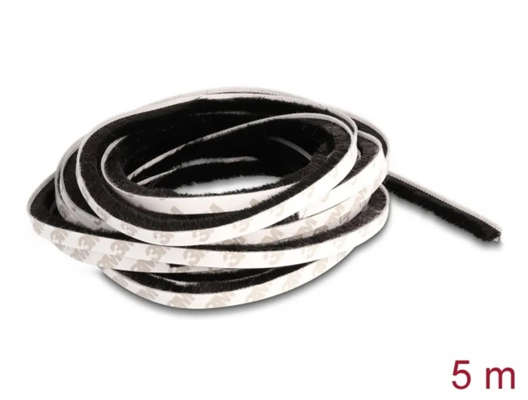 Delock Brush Strip Zelfklevend 8mm