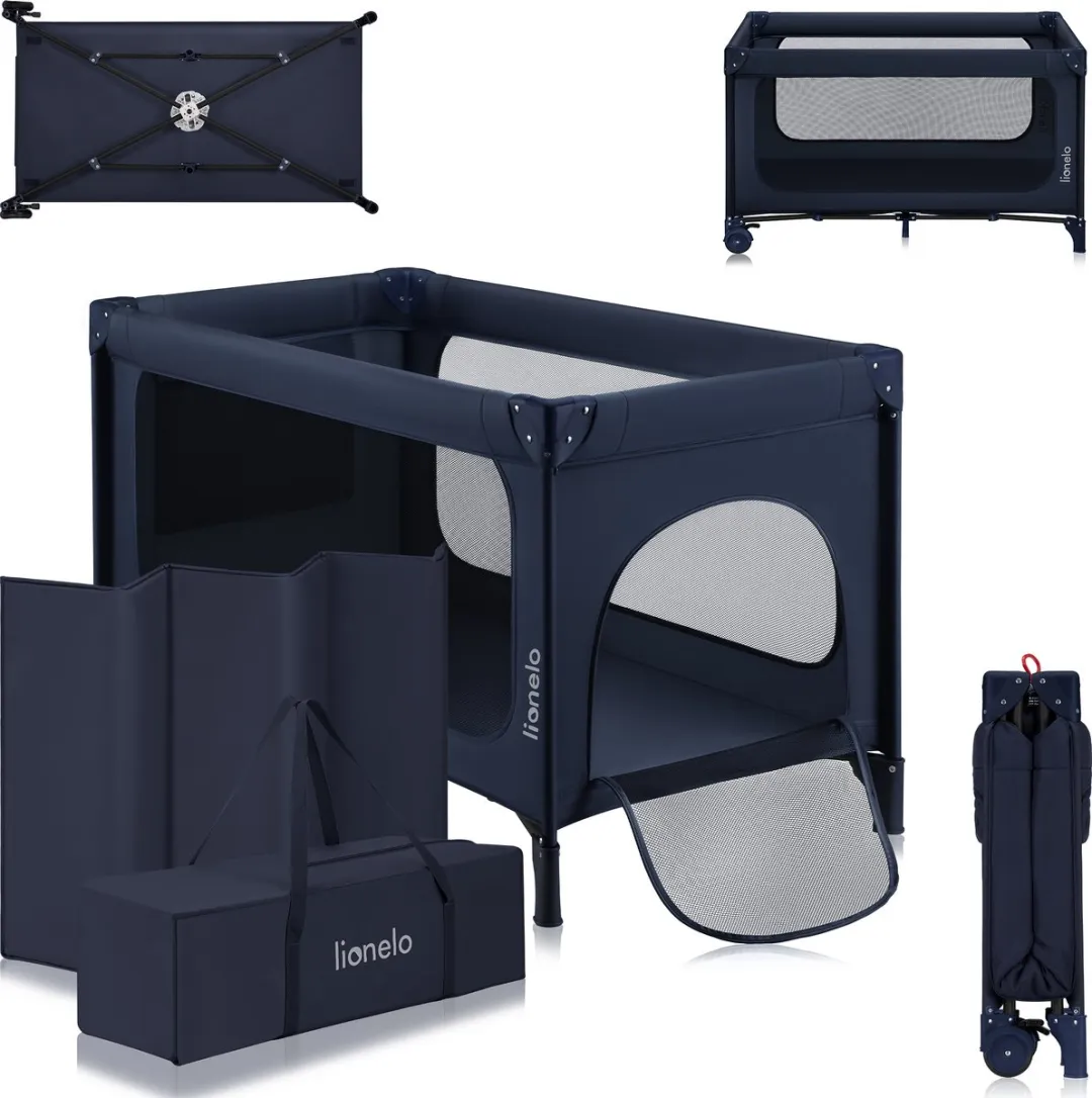 Lionelo Jasmin Easy Fold Reisbedje T25 - Groen/Olijf