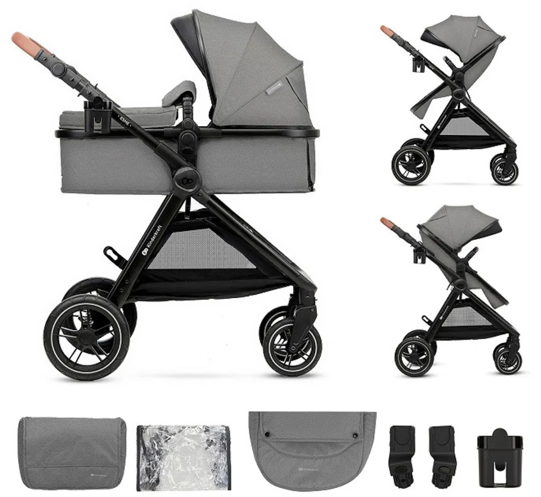 KinderKraft ESME 2-in-1 Kinderwagen Grijs