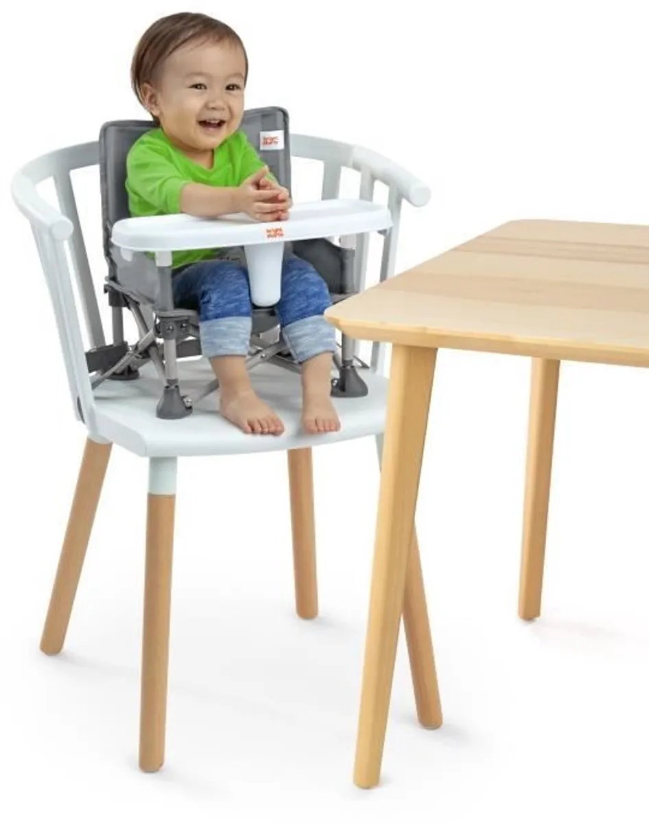 Bright Starts Stoelverhoger Pop'n Sit - Grijs