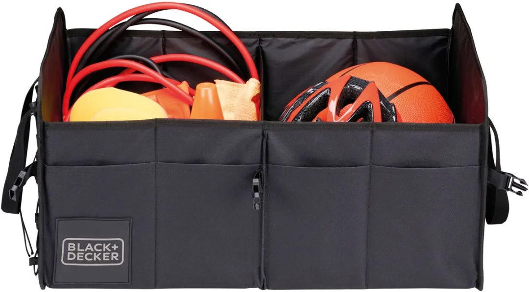 BLACK+DECKER Kofferbak Opbergbox 59x36x30cm - Zwart - afbeelding 6 van 6