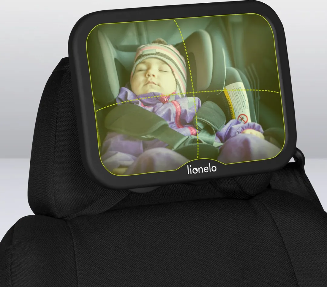 Lionelo SETT Autospiegel Baby XL - Zwart