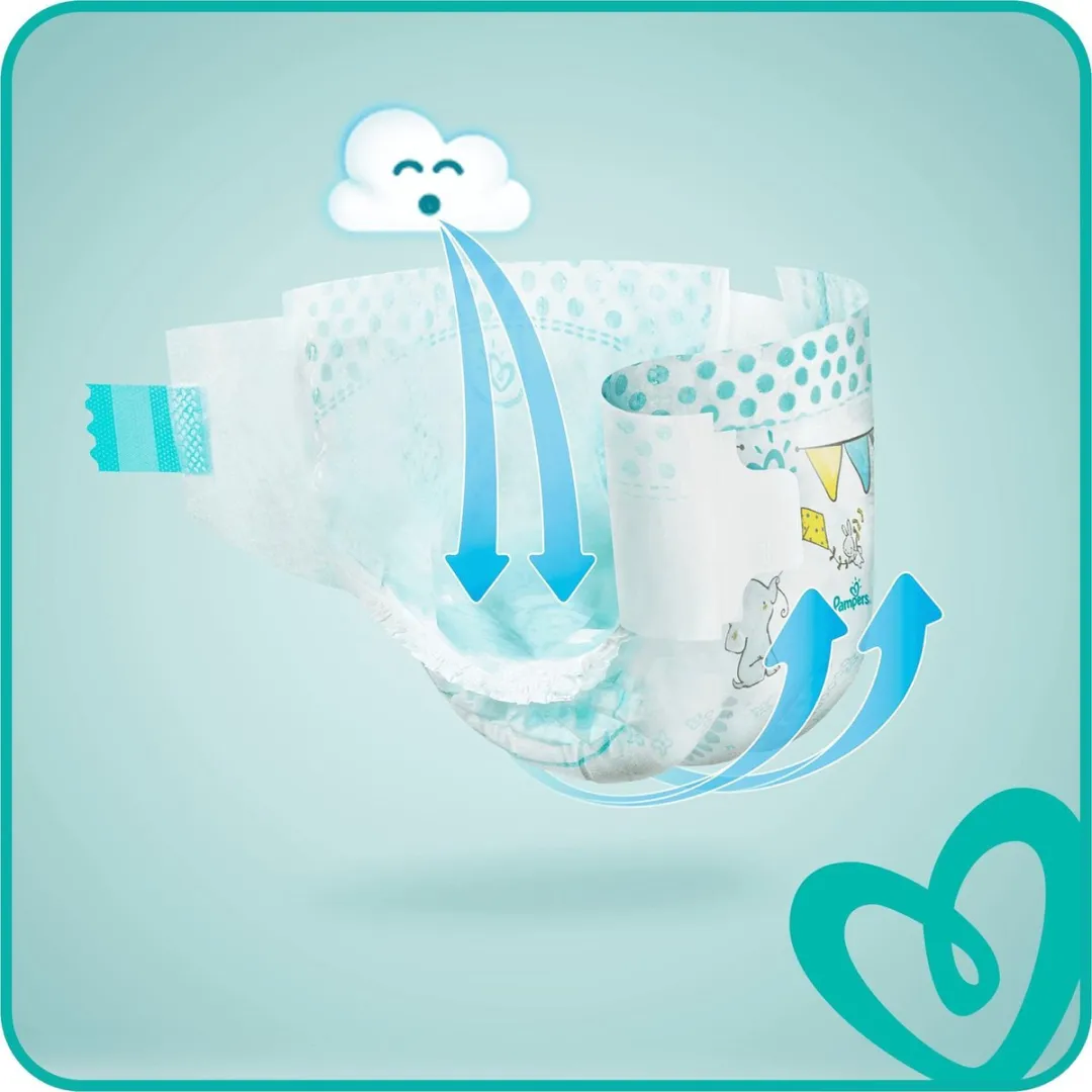 Pampers Baby Dry Maat 6 - 124 Luiers