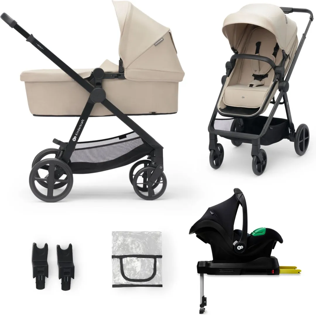 KinderKraft NEWLY Kinderwagenset 4in1 Beige