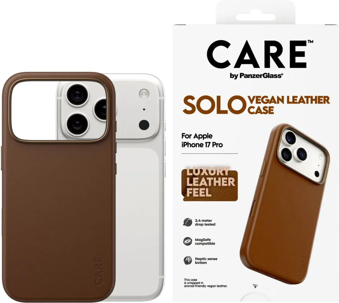PanzerGlass CARE Solo Case iPhone 17 Pro - Bruin