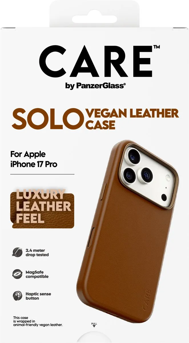 PanzerGlass CARE Solo Case iPhone 17 Pro - Bruin