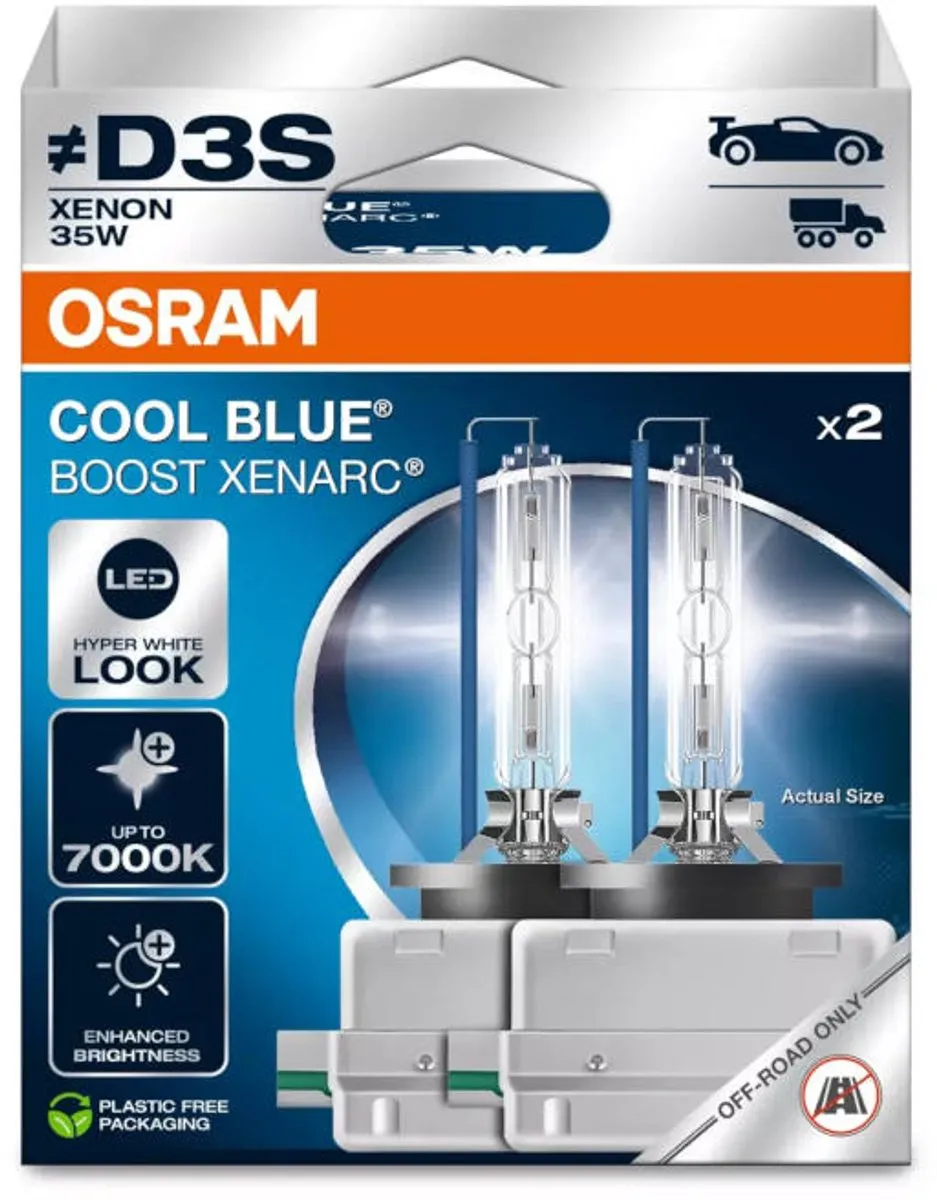 Osram Cool Blue Boost Xenarc D3S 66340CBB-2HB Set