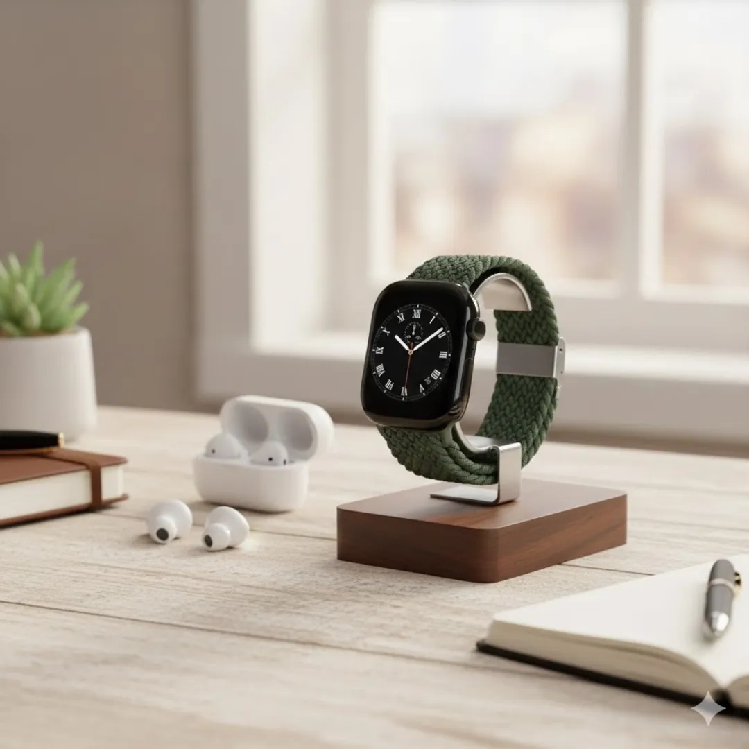 NUVEX Olijfgroen Horlogebandje Apple Watch 38-42mm - Elastisch