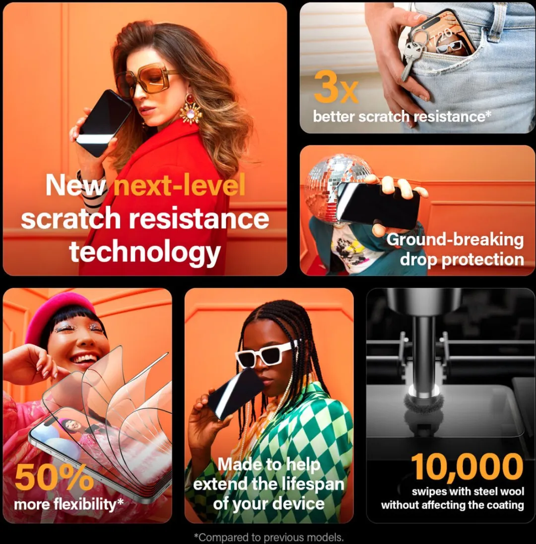 PanzerGlass PZ-P2812 Screenprotector iPhone 15 Pro Max - Privacy
