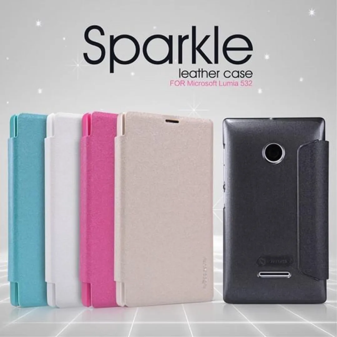 Nillkin Sparkle Hoes Microsoft Lumia 532 - Zwart - afbeelding 5 van 5